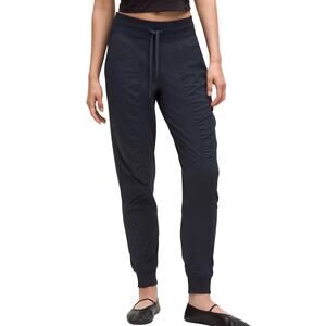 Lululemon Dance Studio Jogger Pants Full Length High Rise Navy Blue Womens 16